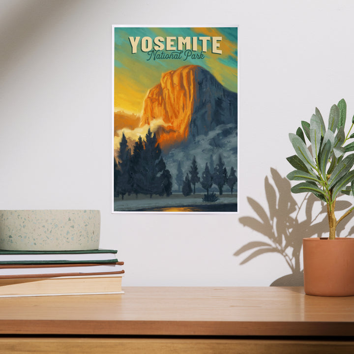Yosemite National Park, California, Oil Painting, El Capitan, Art & Giclee Prints