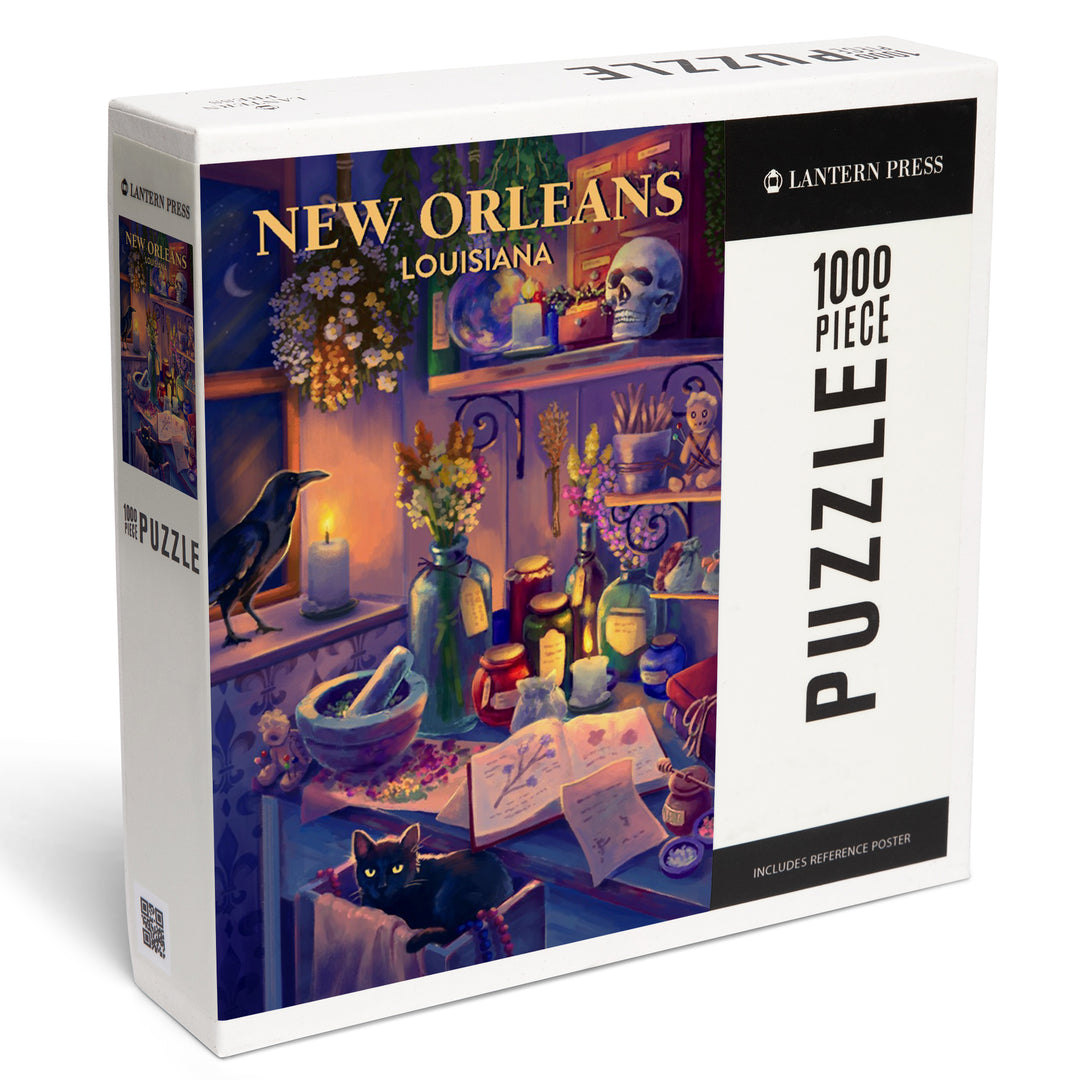 New Orleans, Louisiana Midnight Apothecary, 1000 Piece Jigsaw Puzzle