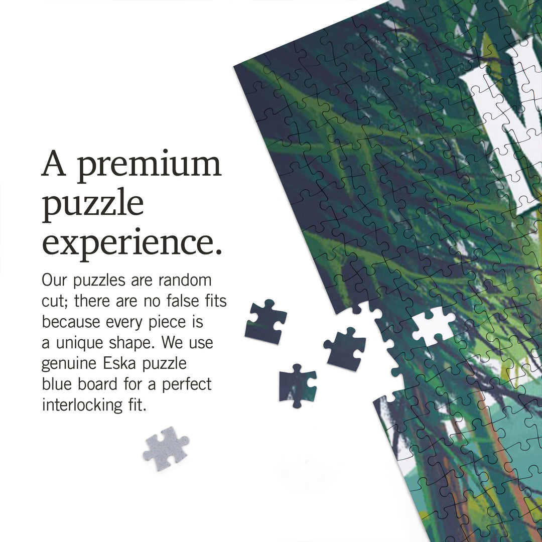 Maine, Walk In The Woods, Day Hike, 1000 Piece Jigsaw Puzzle