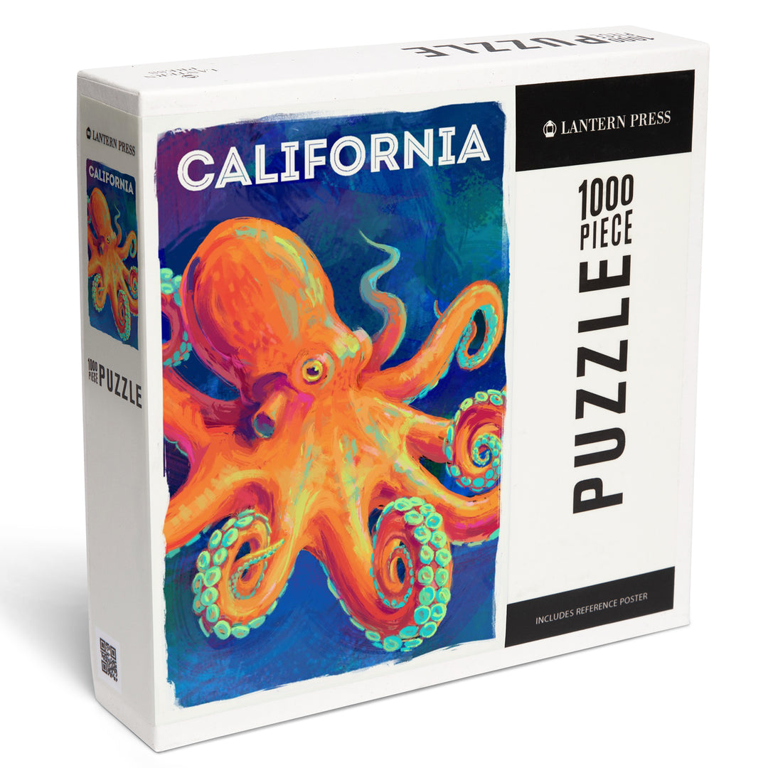 California, Vivid, Octopus, 1000 Piece Jigsaw Puzzle