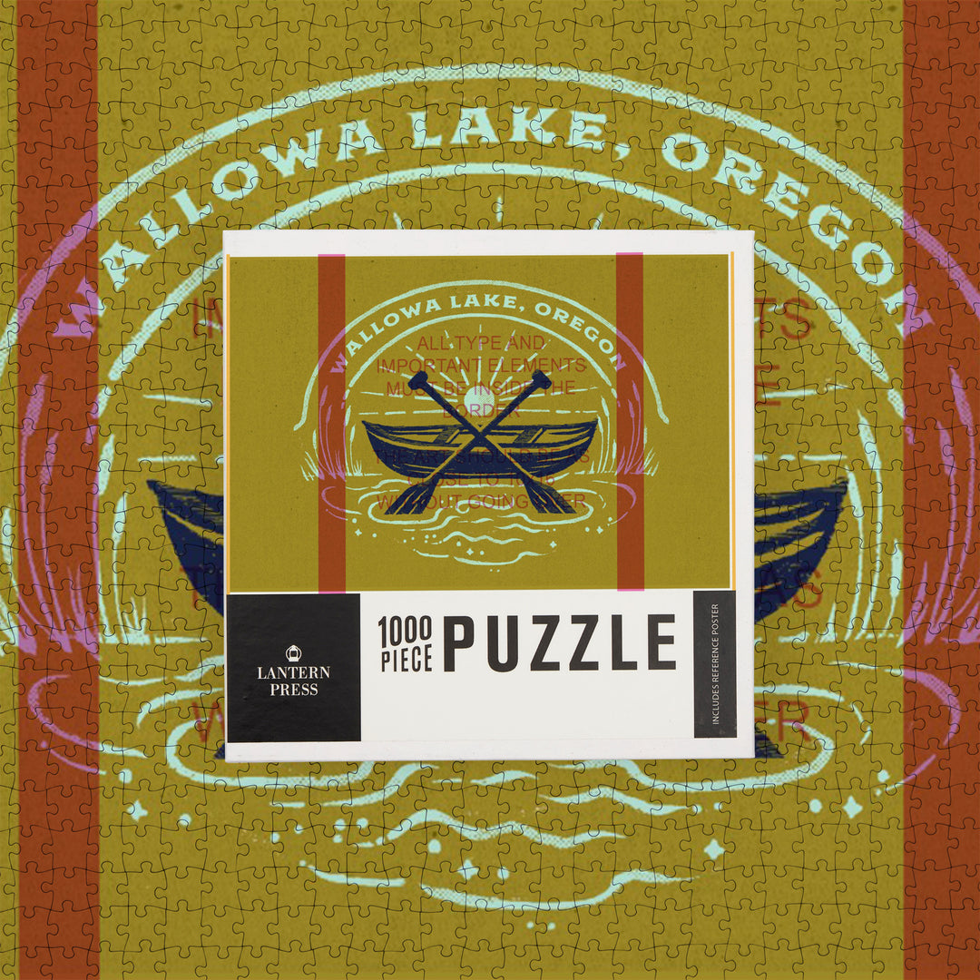 Wallowa Lake, Oregon, Lake Life Series, Slow Down Summer, 1000 Piece Jigsaw Puzzle