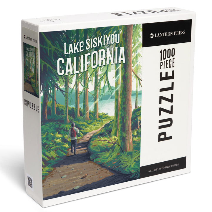 Lake Siskiyou, California, Walk In The Woods, Day Hike, 1000 Piece Jigsaw Puzzle