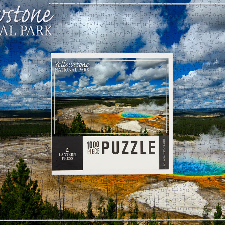 Yellowstone National Park, Grand Prismatic Pool, 1000 Piece Jigsaw Puzzle