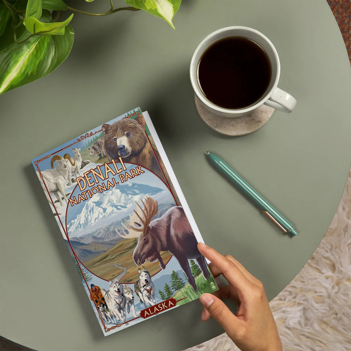 Lined 6x9 Journal, Denali National Park, Alaska, Park Views, Lay Flat, 193 Pages, FSC paper