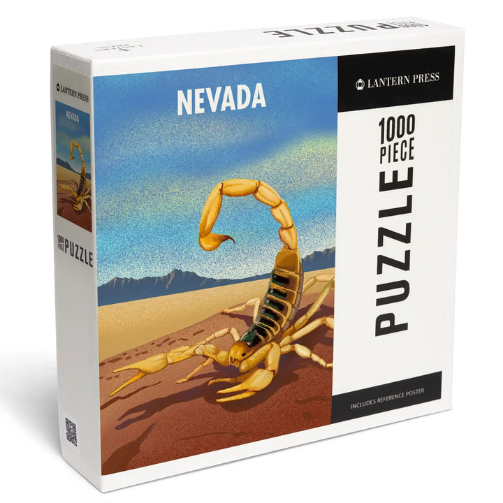 Nevada, Lithograph, Scorpion, Jigsaw Puzzle