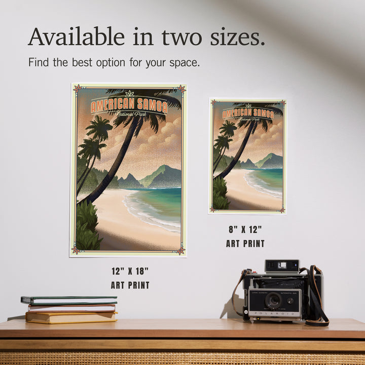 National Park of American Samoa, American Samoa, Lithograph, Art & Giclee Prints