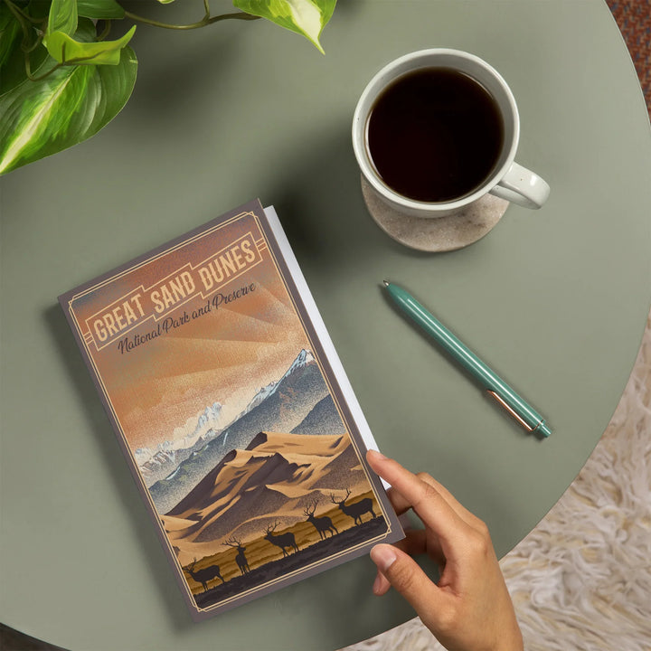 Lined 6x9 Journal, Great Sand Dunes National Park and Preserve, Lay Flat, 193 Pages, FSC paper