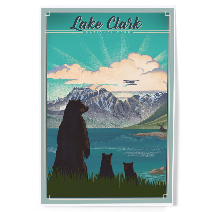 Lake Clark National Park, Alaska, Lithograph, Art & Giclee Prints