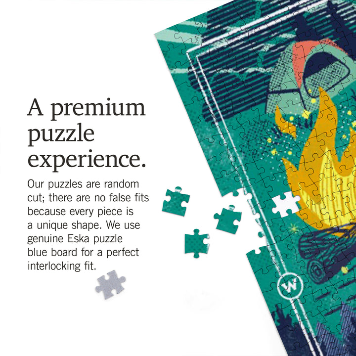 Lake Life Series, Lake Life Collage, Landscape With Trees, 1000 Piece Jigsaw Puzzle