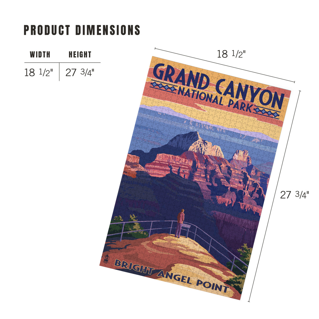 Grand Canyon National Park, Arizona, Bright Angel Point, Jigsaw Puzzle
