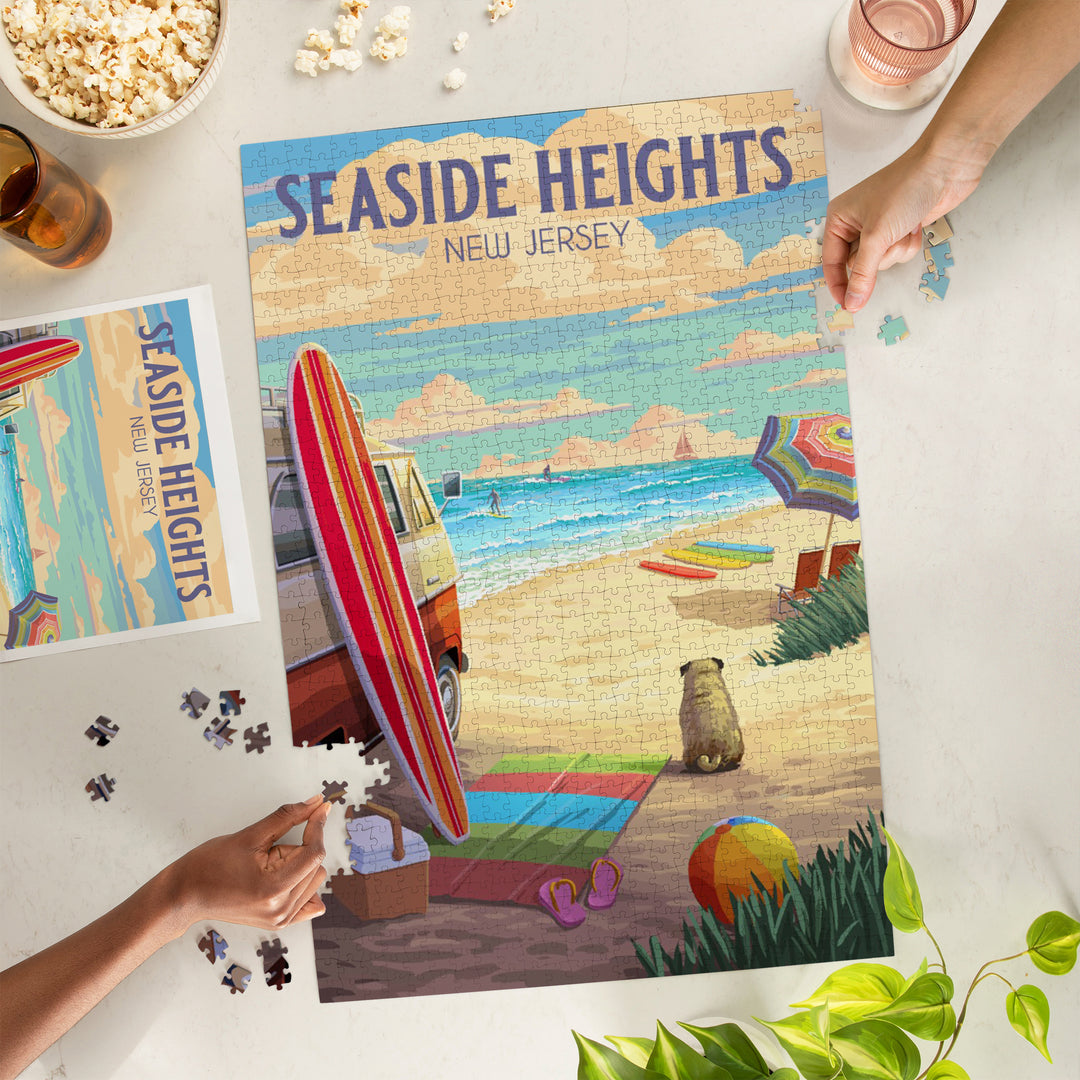 Seaside Heights, New Jersey, Beach Activities, Jigsaw Puzzle