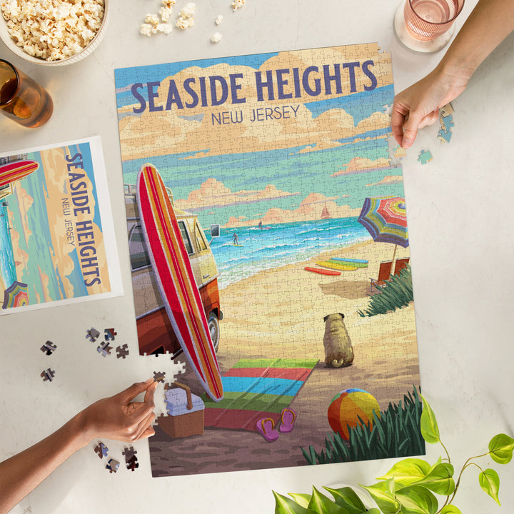 Seaside Heights, New Jersey, Beach Activities, Jigsaw Puzzle