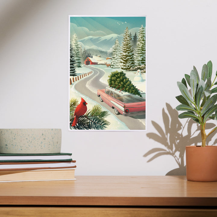 Holiday Tradition, Christmas Tree Farm, Art & Giclee Prints