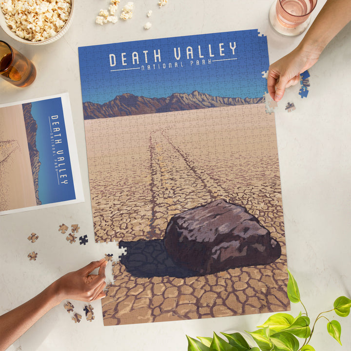 Death Valley National Park, California, Racetrack Playa, Jigsaw Puzzle