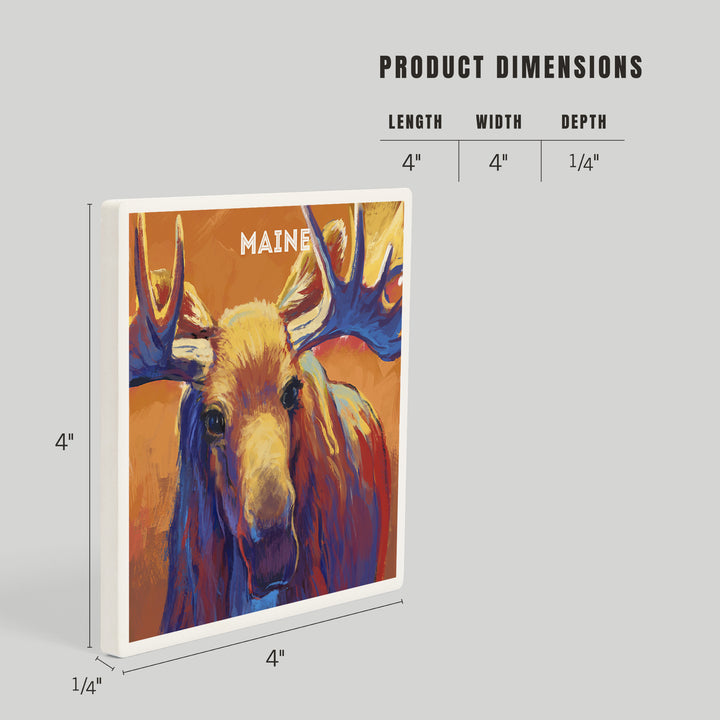 Maine, Vivid, Moose, Coasters