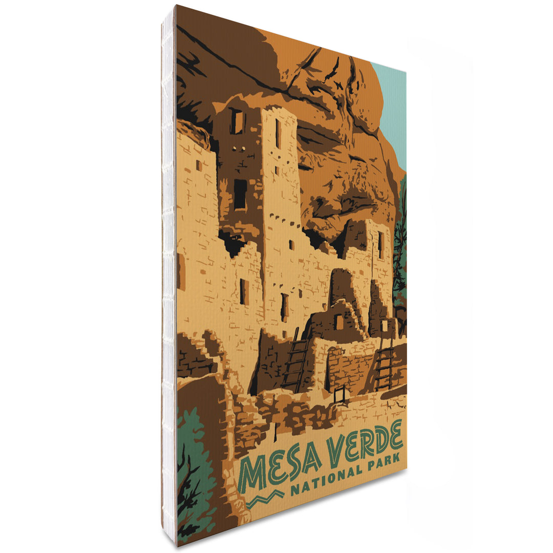Lined 6x9 Journal, Mesa Verde National Park, Explorer Series, Lay Flat, 193 Pages, FSC paper