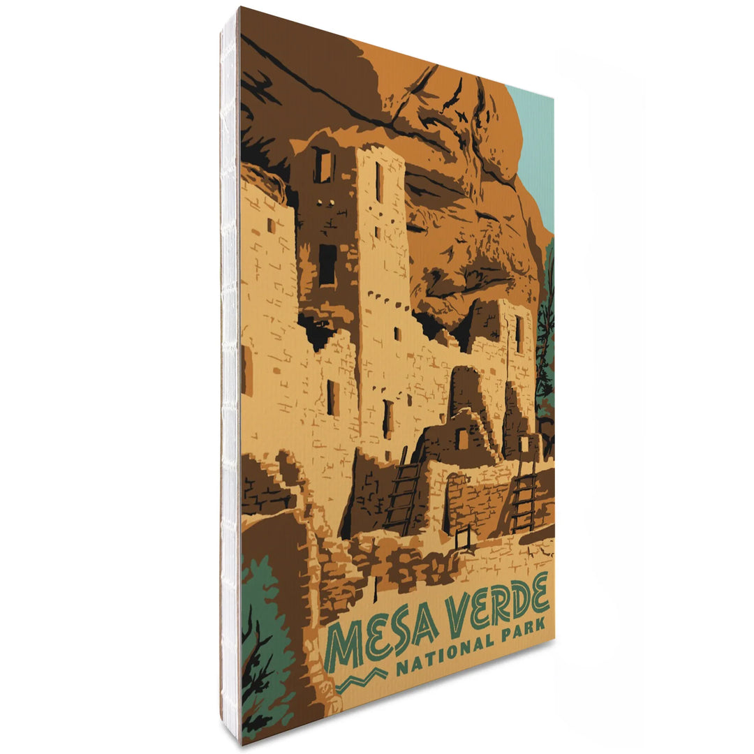 Lined 6x9 Journal, Mesa Verde National Park, Explorer Series, Lay Flat, 193 Pages, FSC paper
