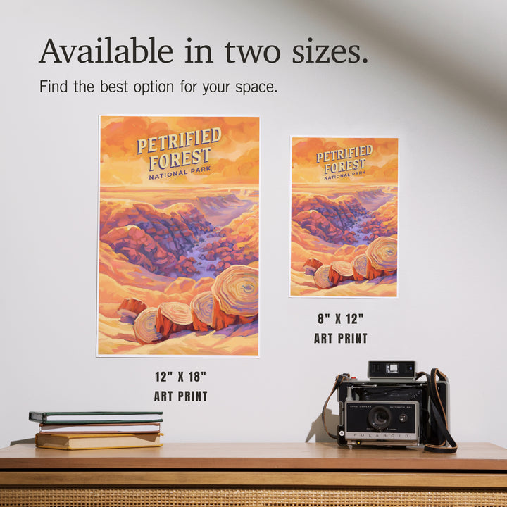 Petrified Forest National Park, Arizona, Oil Painting, Art & Giclee Prints