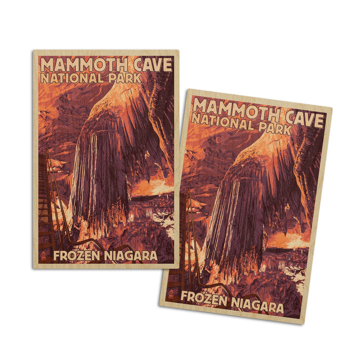 Mammoth Cave, Kentucky, Letterpress, Wood Signs and Postcards - Lantern Press