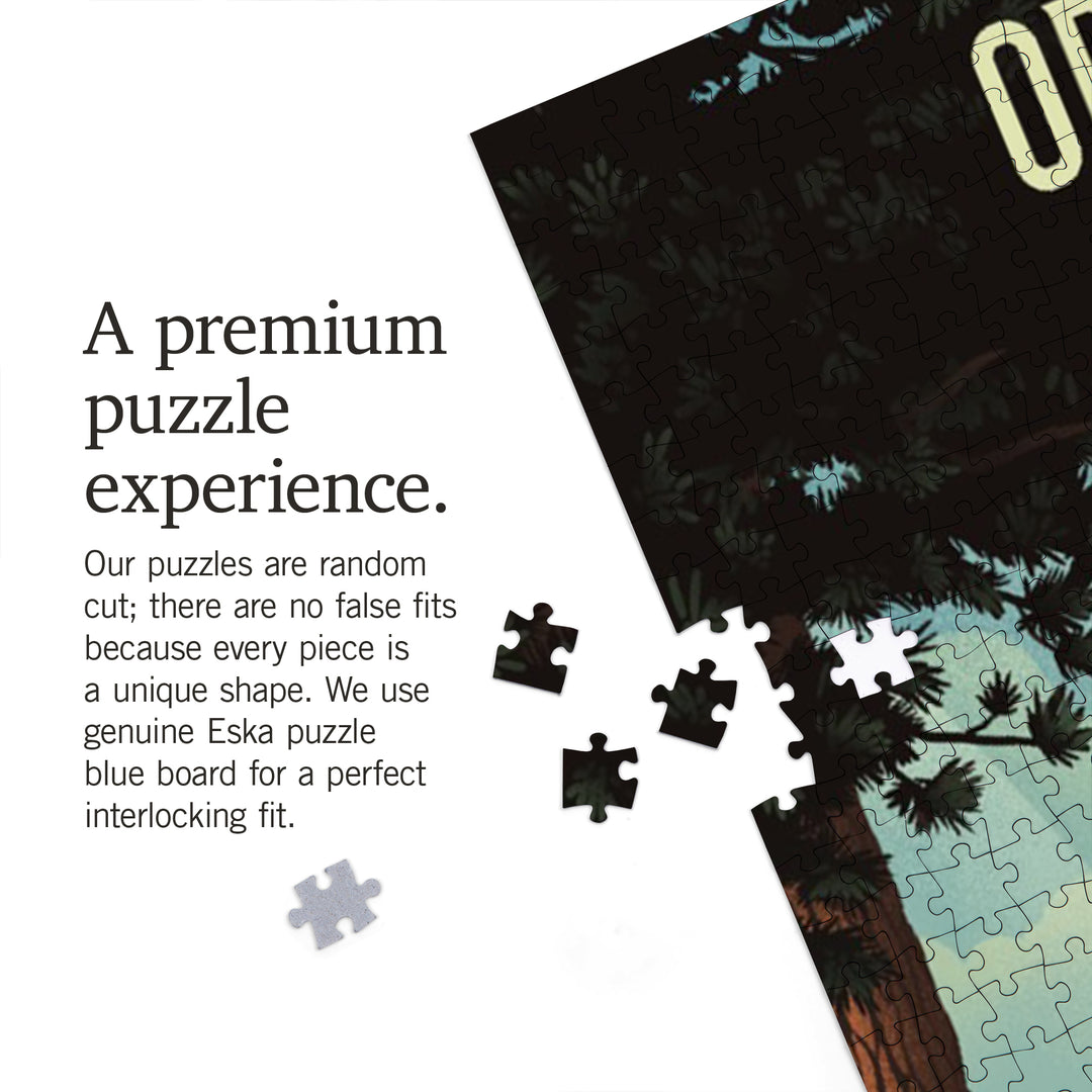 Oregon, Today's Office, Coastal Series, Hammock on Beach, 1000 Piece Jigsaw Puzzle