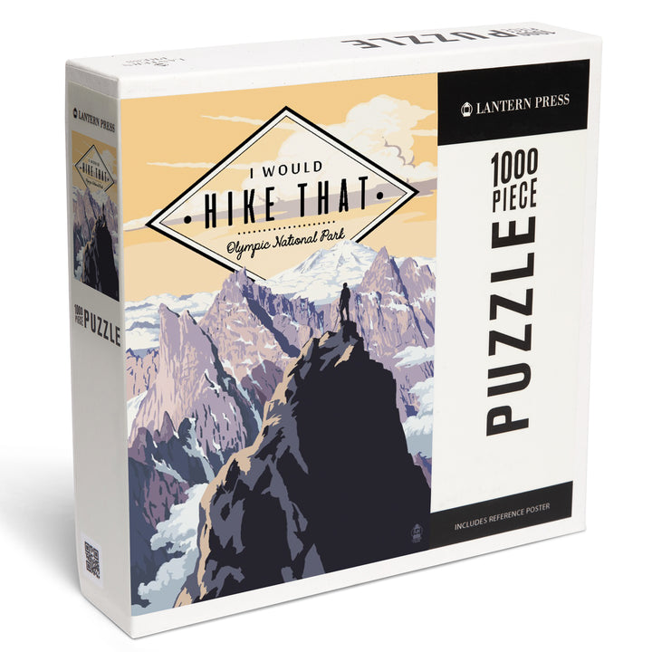 I Would Hike That, Olympic National Park, Washington, Mountain Peaks, Jigsaw Puzzle