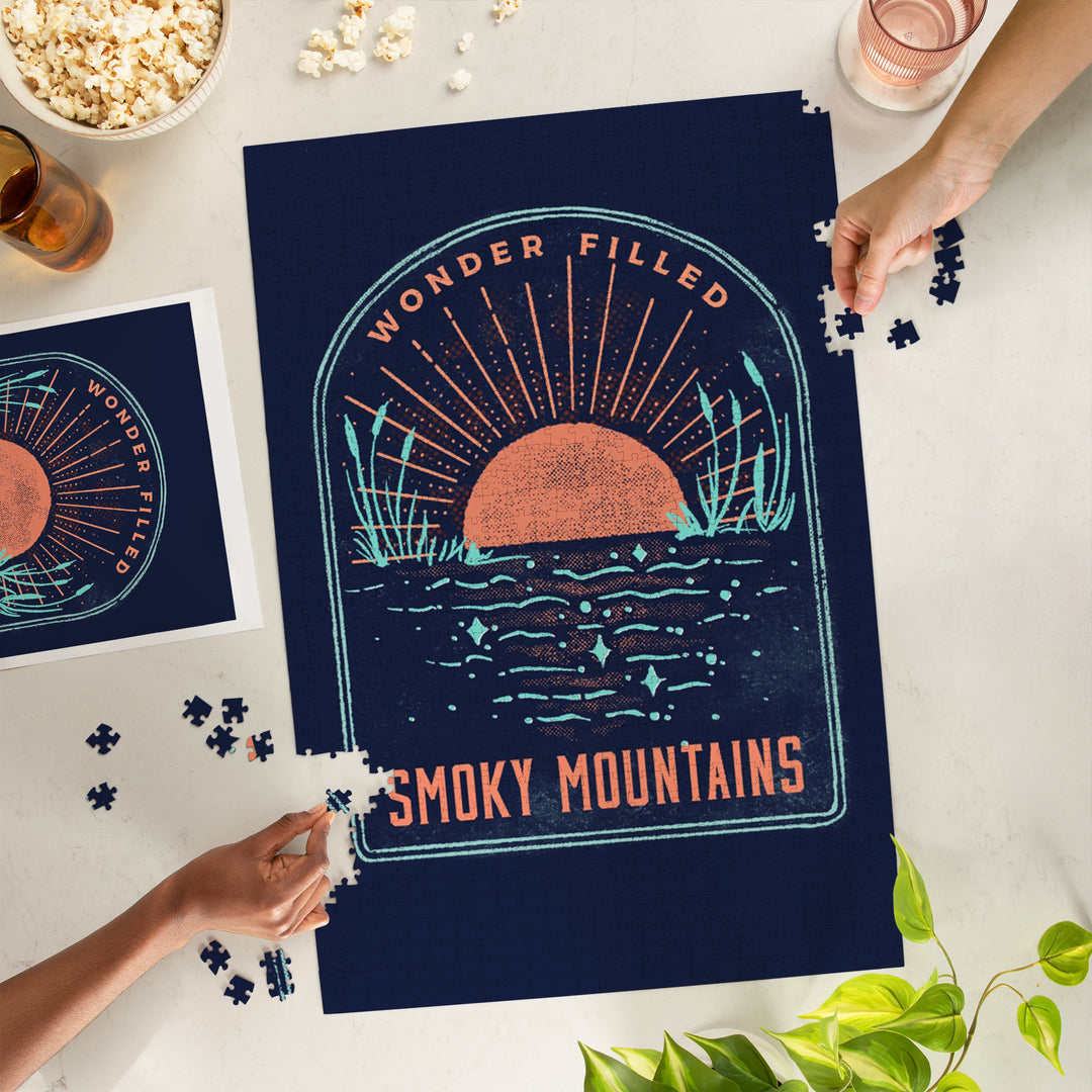 Smoky Mountains, Lake Life Series, Wonder Filled, 1000 Piece Jigsaw Puzzle