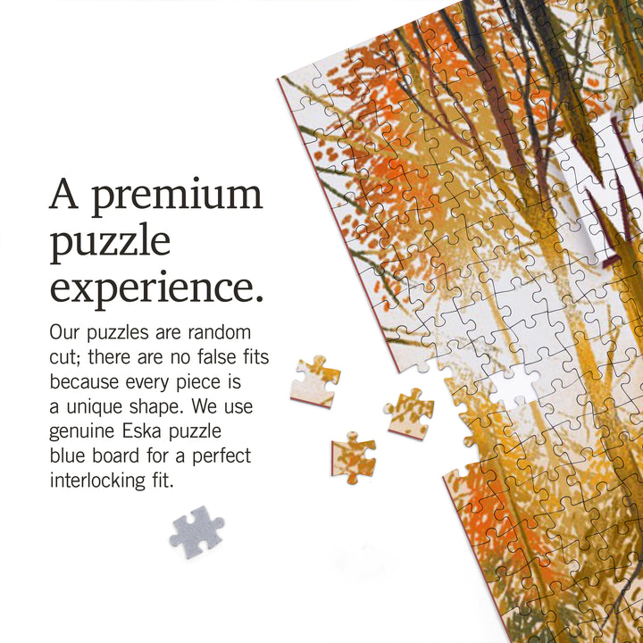 Montana, Walk In The Woods, Day Hike, Fall, 1000 Piece Jigsaw Puzzle