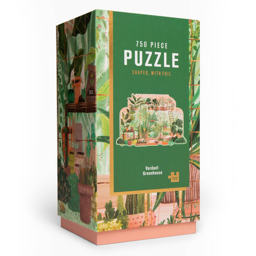 Lantern Press 750 Piece Jigsaw Puzzle, Verdant Greenhouse