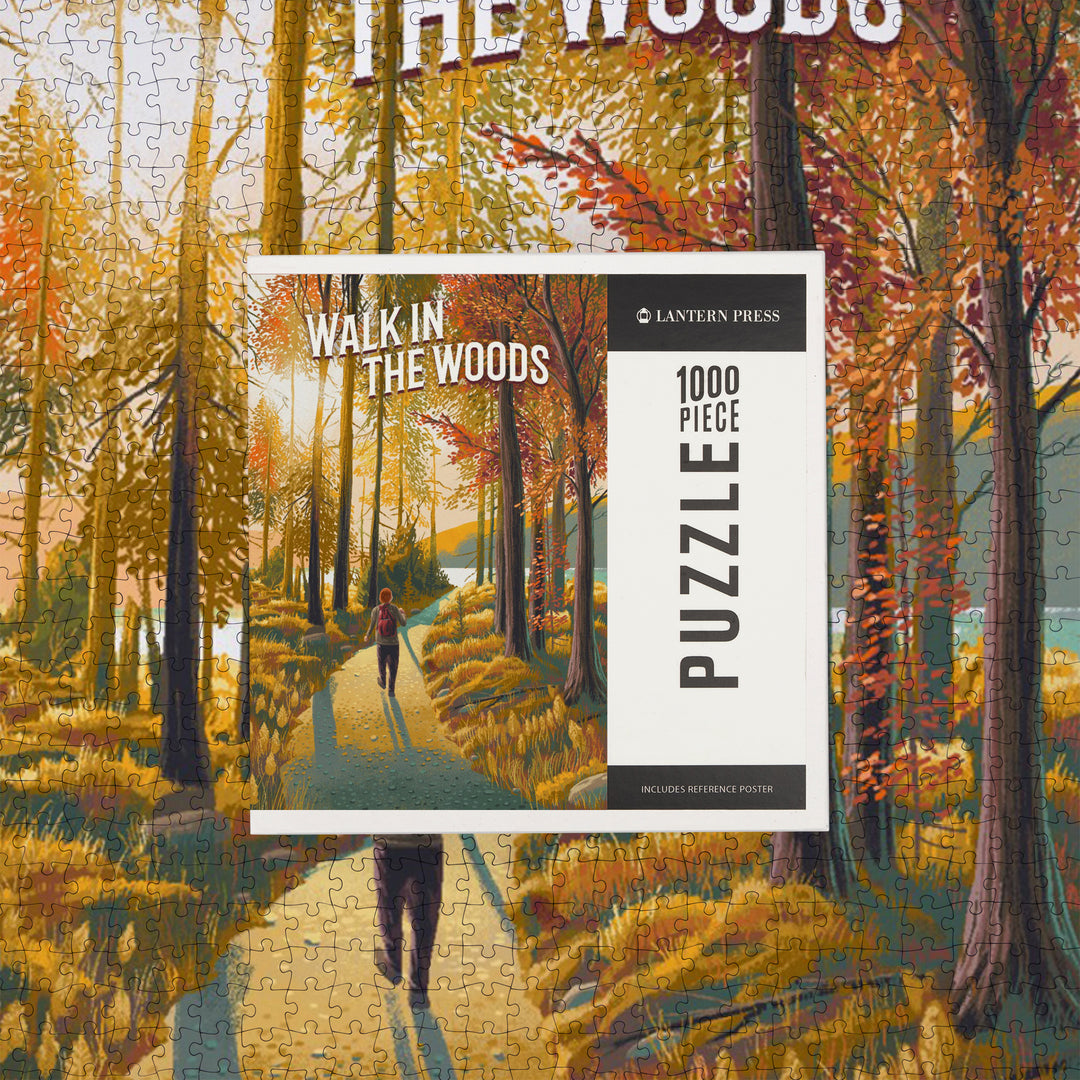 Walk in the Woods, Day Hike, 1000 Piece Jigsaw Puzzle
