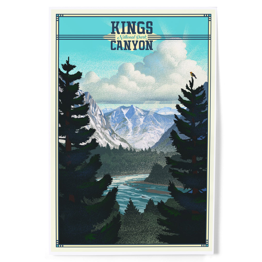 Kings Canyon National Park, Lithograph, Art & Giclee Prints