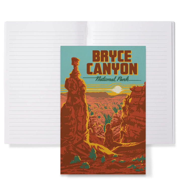 Lined 6x9 Journal, Bryce Canyon National Park, Utah, Explorer Series, Bryce Canyon, Lay Flat, 193 Pages, FSC paper