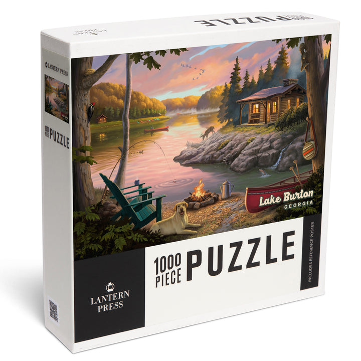 Lake Burton, Georgia, Lake Living, Jigsaw Puzzle