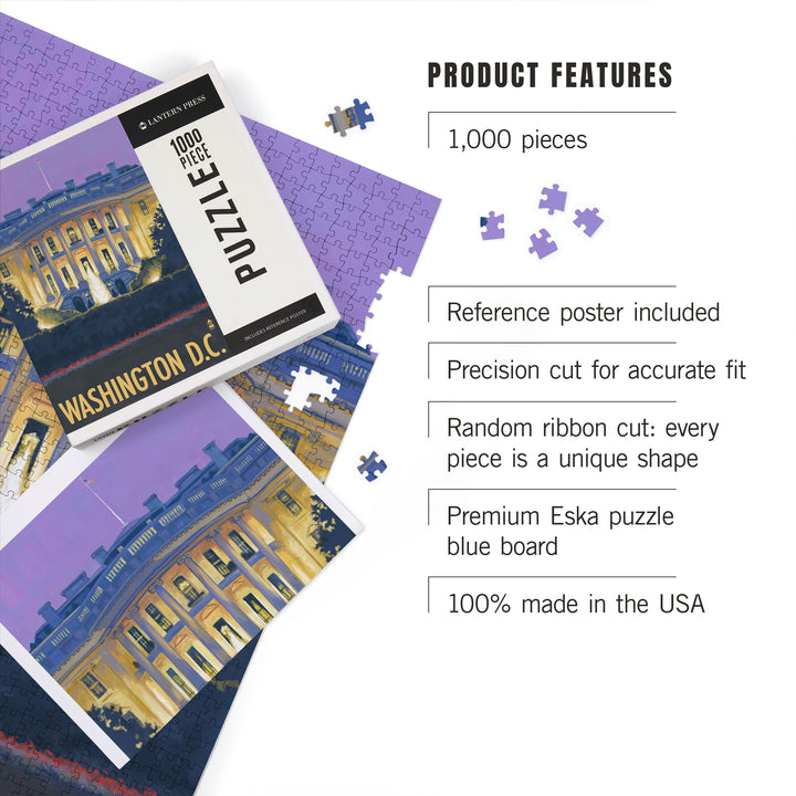 Washington DC, White House, Jigsaw Puzzle
