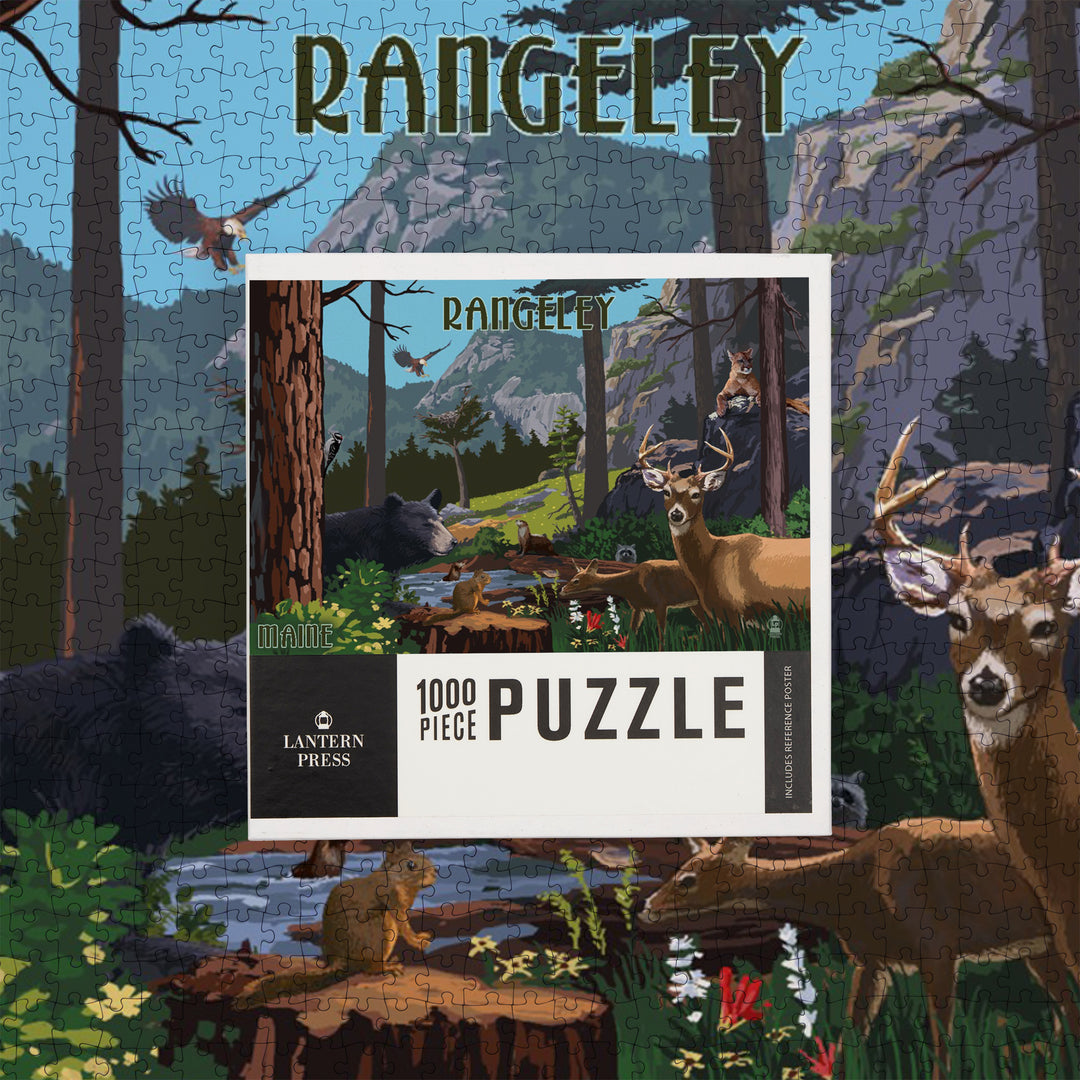 Rangeley, Maine, Wildlife Utopia, Jigsaw Puzzle