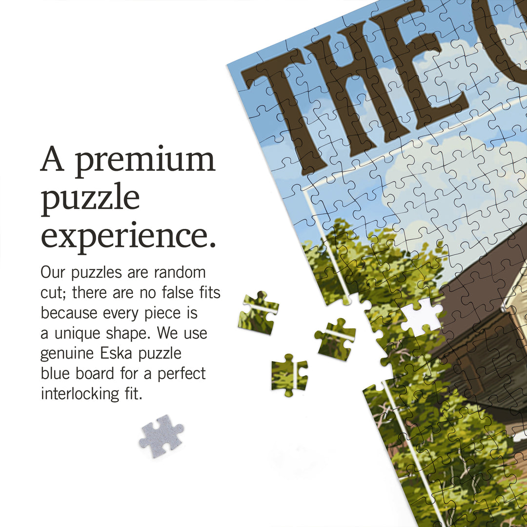 Pigeon Forge, Tennessee, The Old Mill, Jigsaw Puzzle