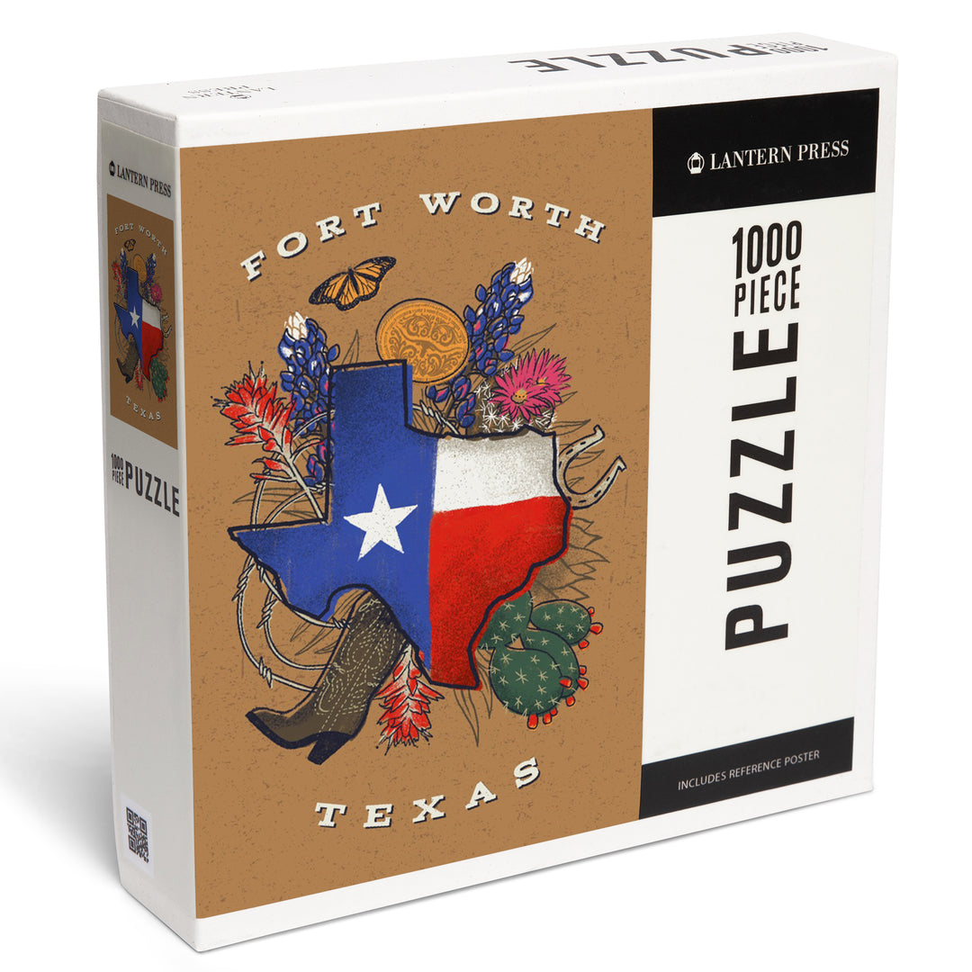 Fort Worth, Texas, State Treasure Trove, Jigsaw Puzzle