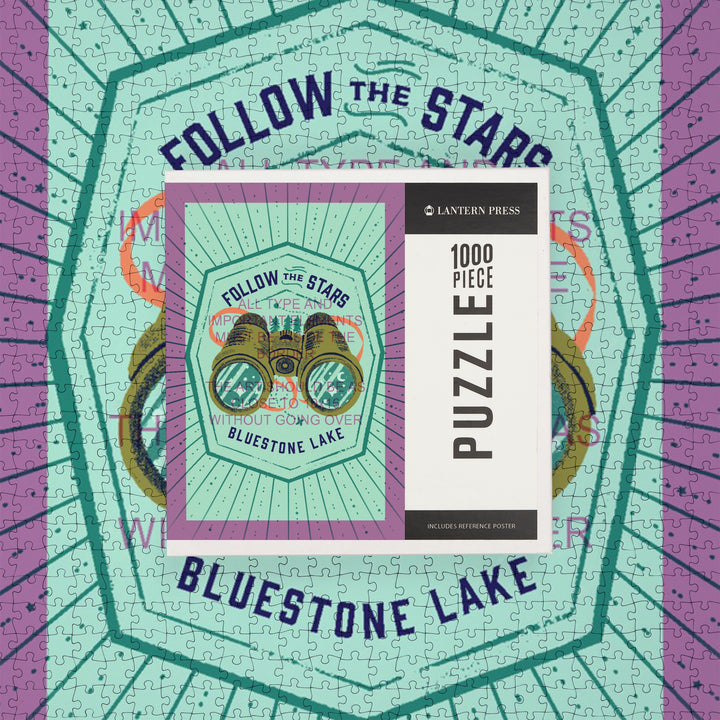 Bluestone Lake, WV, Lake Life Series, Follow The Stars, 1000 Piece Jigsaw Puzzle