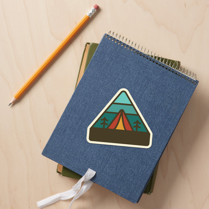 Simple Vector, Camping, Vinyl Sticker