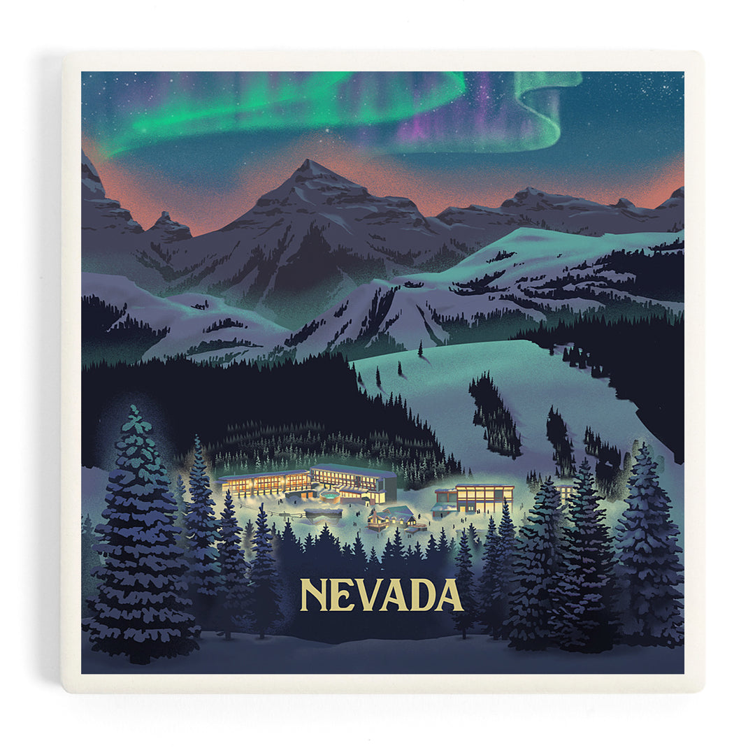 Nevada, Village under Northern Lights, Coasters
