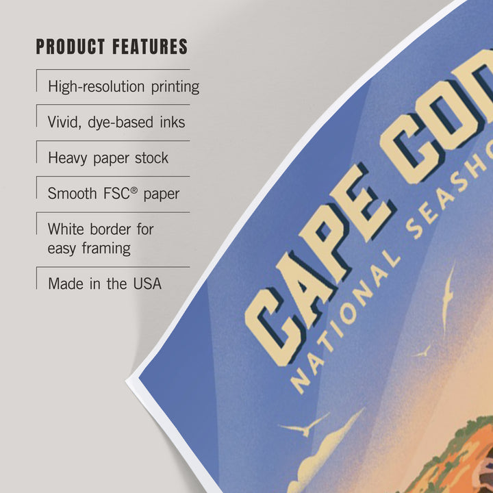 Cape Cod National Seashore, Massachusetts, Lithograph, Art & Giclee Prints