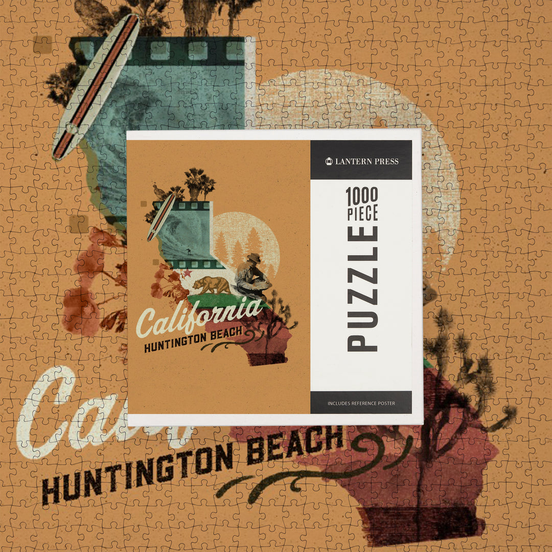 Huntington Beach, California, State Treasure Trove, State Series, Jigsaw Puzzle
