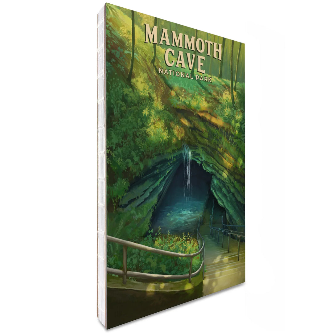 Lined 6x9 Journal, Mammoth Cave National Park, Oil Painting, Lay Flat, 193 Pages, FSC paper