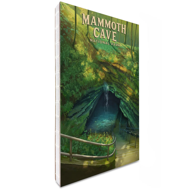 Lined 6x9 Journal, Mammoth Cave National Park, Oil Painting, Lay Flat, 193 Pages, FSC paper