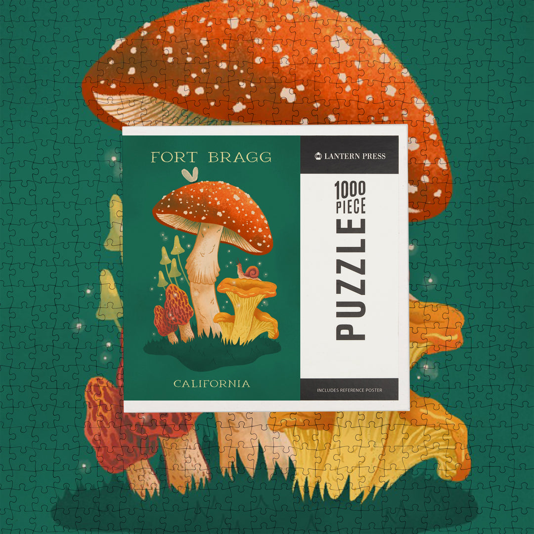 Fort Bragg, California, Mushroom Cluster, Jigsaw Puzzle