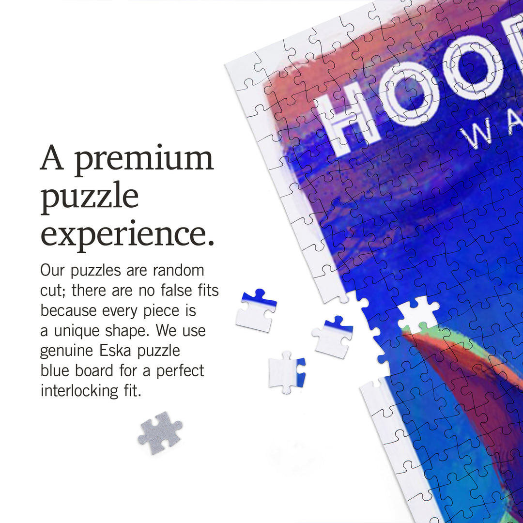 Hood Canal, Washington, Vivid, Orca, Jigsaw Puzzle