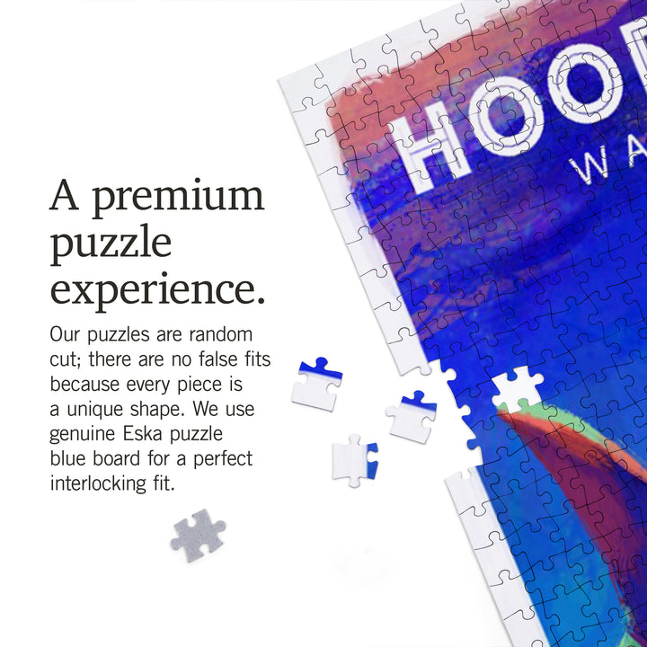 Hood Canal, Washington, Vivid, Orca, Jigsaw Puzzle