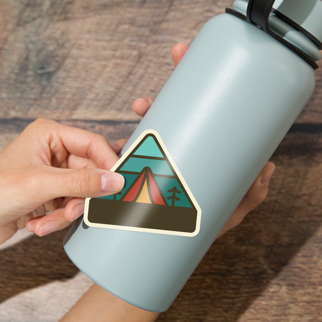 Simple Vector, Camping, Vinyl Sticker