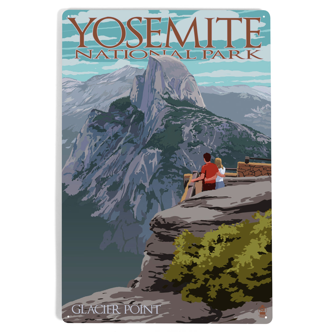 Yosemite National Park, California, Glacier Point and Half Dome, Metal Signs