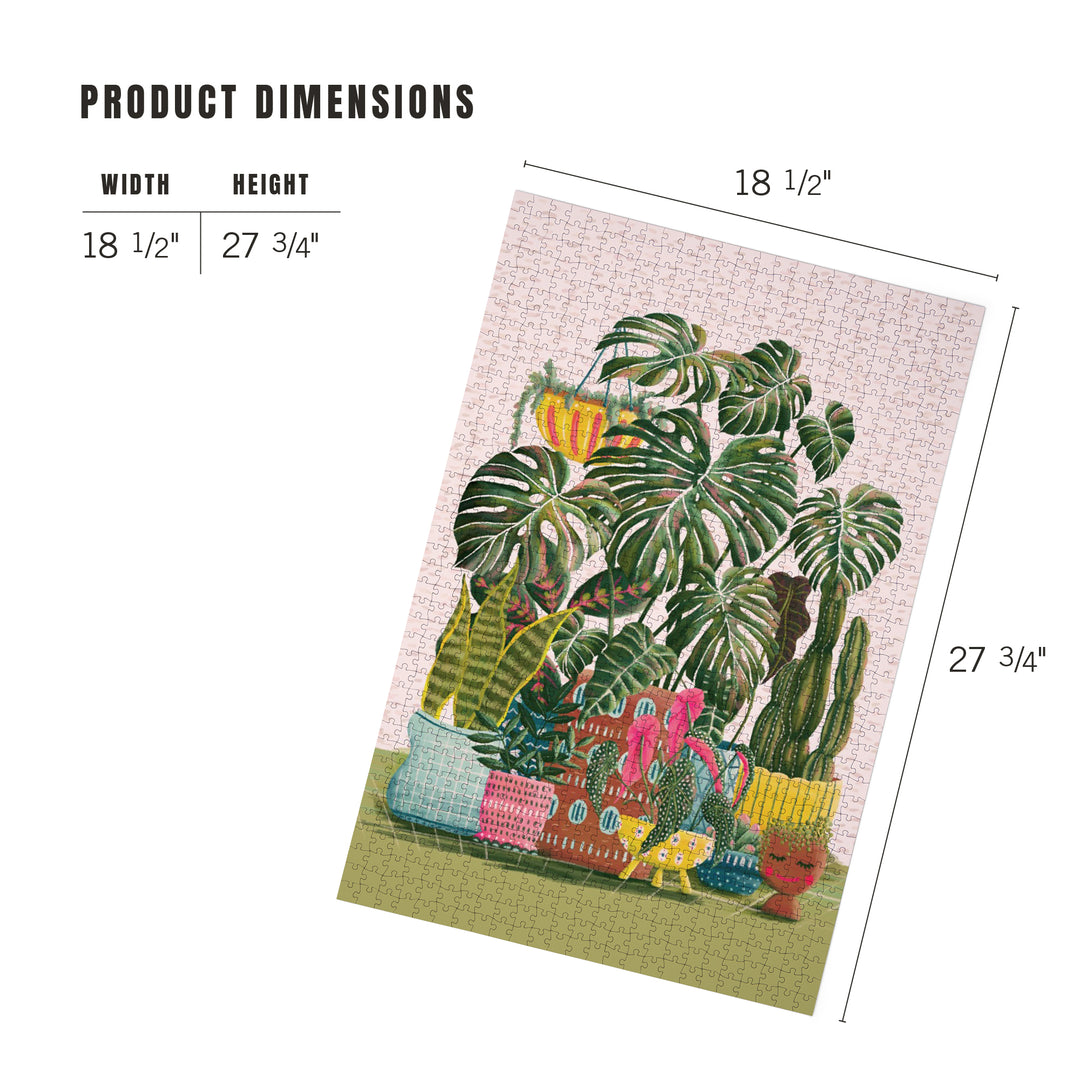Plant Parent, Tropical Greenery, 1000 Piece Jigsaw Puzzle
