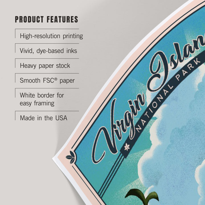 Virgin Islands National Park, Lithograph, Art & Giclee Prints